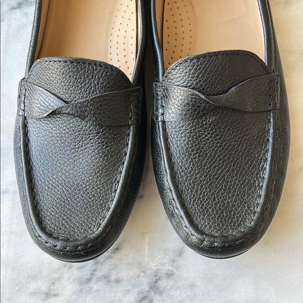 Marc Joseph Black Clermont St Leather Women's Loafers | 13 - Picture 3 of 5